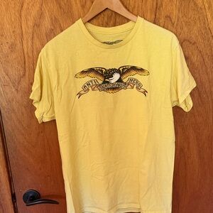 Anti Hero Skateboards Yellow T-Shirt